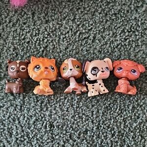 Set of 5 Animal Figurines